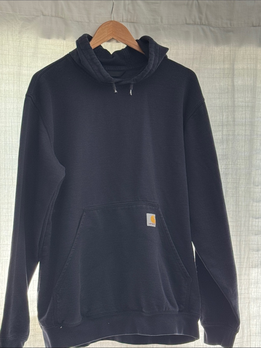 Carhartt Black Pullover Hooded Sweatshirt with Pocket